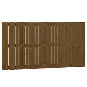 Wand Kopfteil Honigbraun 166cm Massivholz