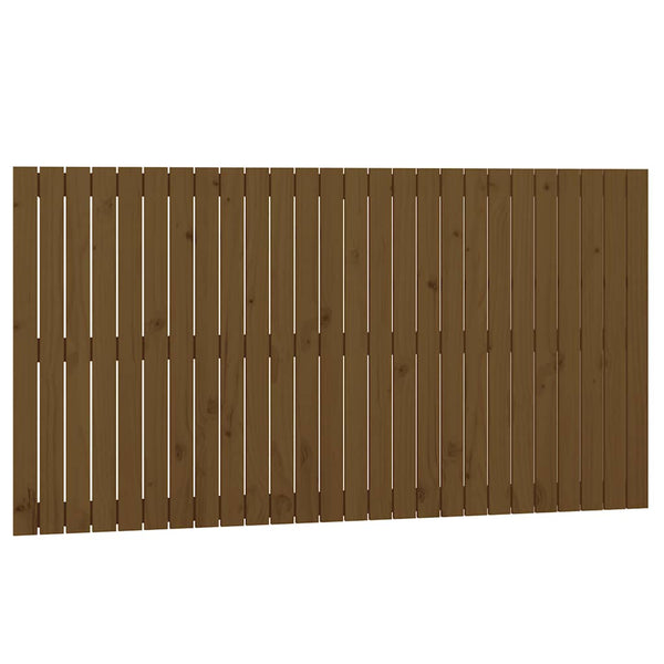 Wand Kopfteil Honigbraun 166cm Massivholz