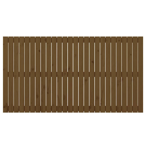 Wand Kopfteil Honigbraun 166cm Massivholz