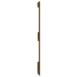 Wand Kopfteil Honigbraun 166cm Massivholz