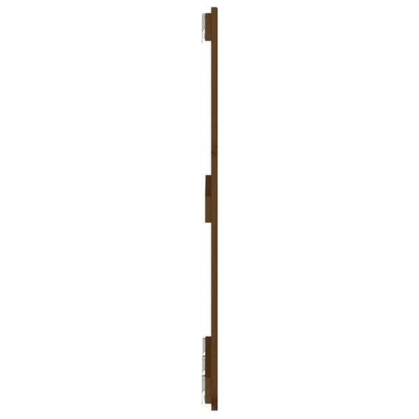 Wand Kopfteil Honigbraun 166cm Massivholz