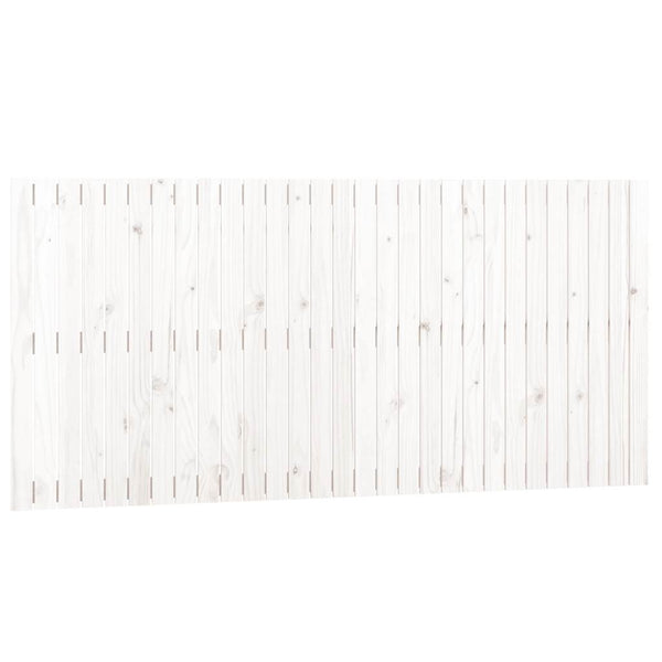 Wand Kopfteil Weiß 185cm Kiefer Massivholz