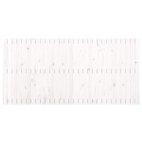 Wand Kopfteil Weiß 185cm Kiefer Massivholz