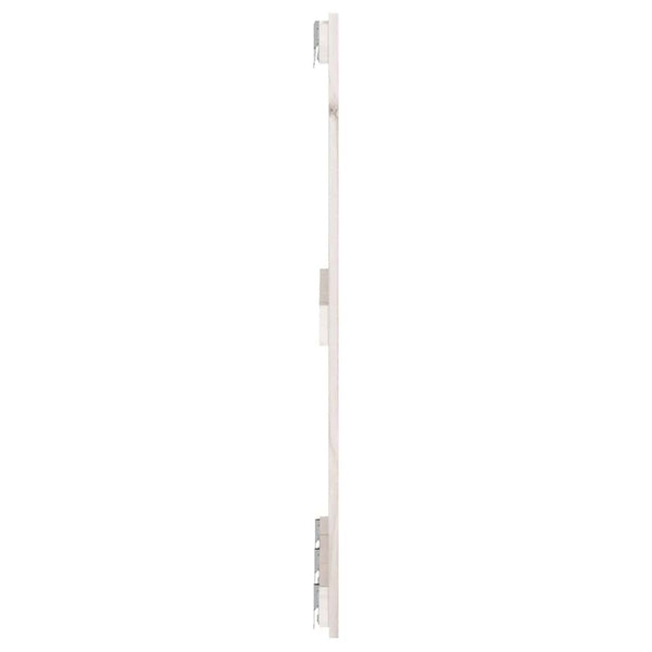 Wand Kopfteil Weiß 185cm Kiefer Massivholz