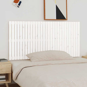 Wand Kopfteil Weiß 185cm Kiefer Massivholz