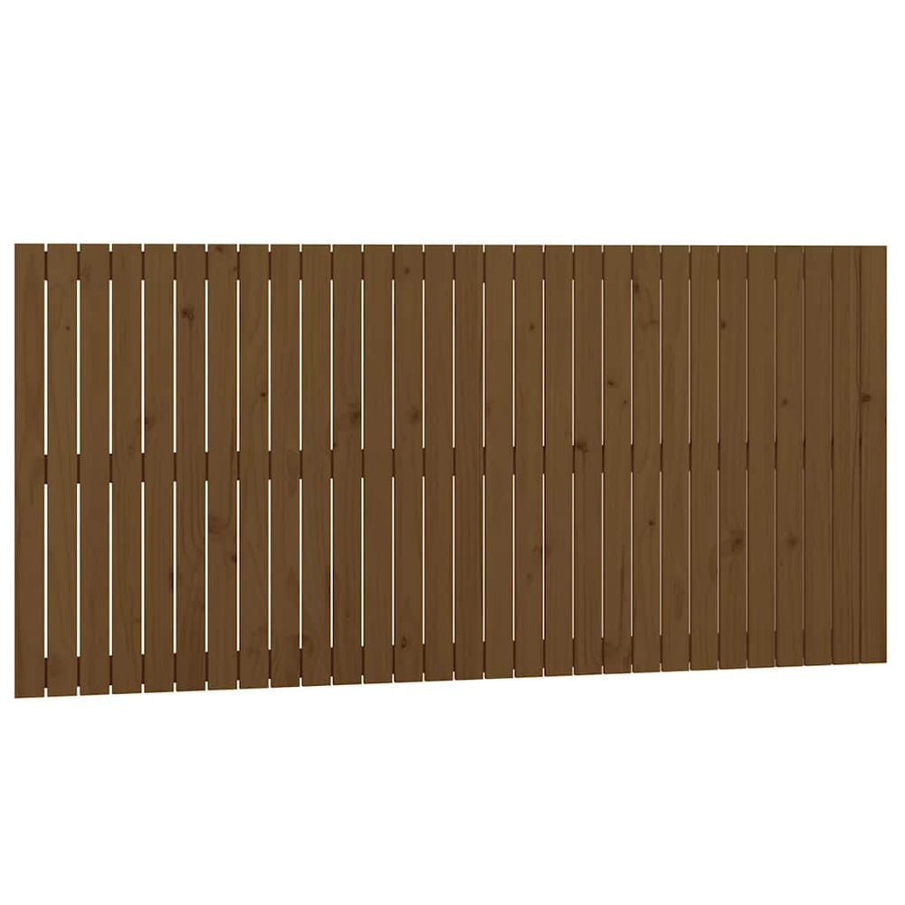 Wand Kopfteil Honigbraun 185x90 cm Kiefer Massivholz