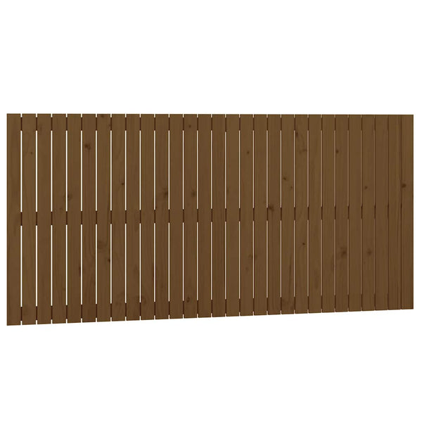 Wand Kopfteil Honigbraun 185x90 cm Kiefer Massivholz