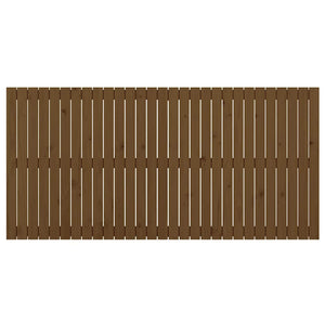 Wand Kopfteil Honigbraun 185x90 cm Kiefer Massivholz