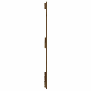 Wand Kopfteil Honigbraun 185x90 cm Kiefer Massivholz