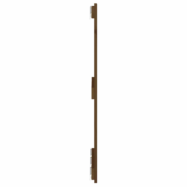 Wand Kopfteil Honigbraun 185x90 cm Kiefer Massivholz