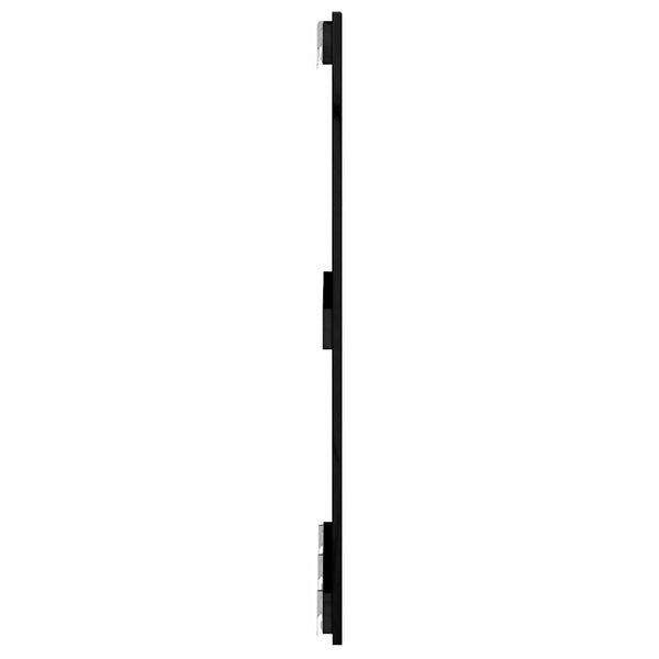 Schwarzes Wandkopfteil 185cm Kiefer Massivholz