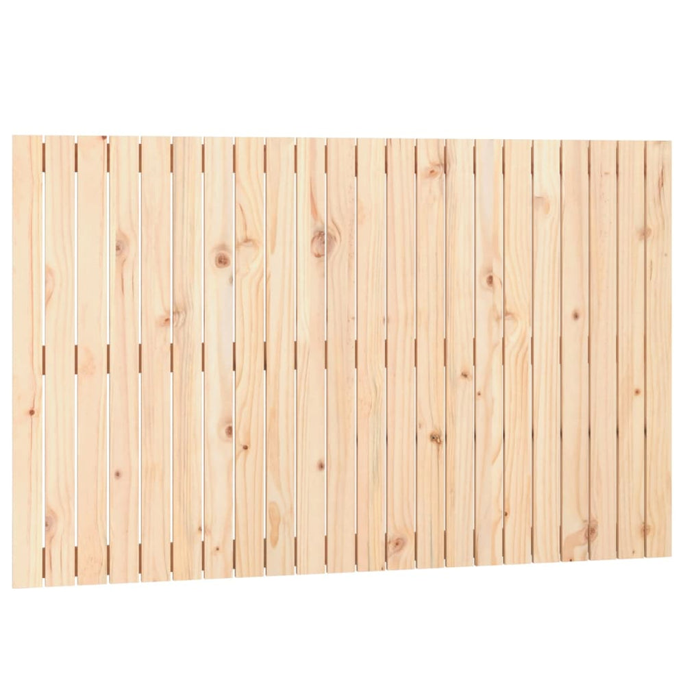 vidaXL Tête de lit murale 140x3x90 cm Bois de pin massif