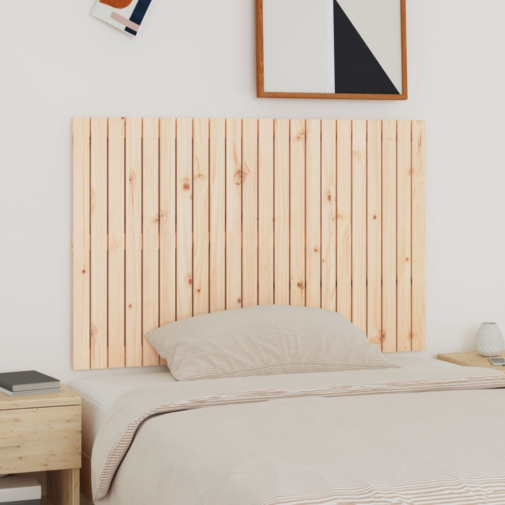 vidaXL Tête de lit murale 140x3x90 cm Bois de pin massif