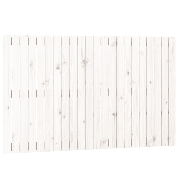 Wand Kopfteil Weiß 140x90cm Kiefer Massivholz
