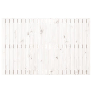 Wand Kopfteil Weiß 140x90cm Kiefer Massivholz