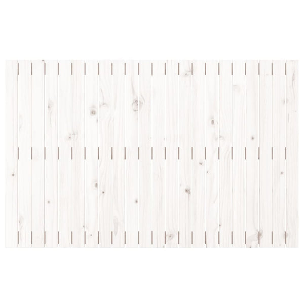 Wand Kopfteil Weiß 140x90cm Kiefer Massivholz