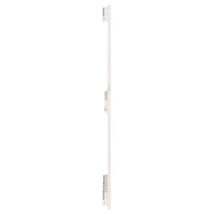 Wand Kopfteil Weiß 140x90cm Kiefer Massivholz