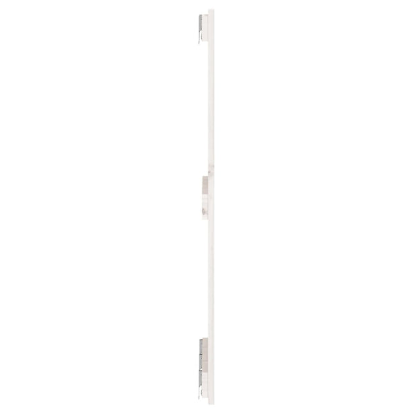 Wand Kopfteil Weiß 140x90cm Kiefer Massivholz