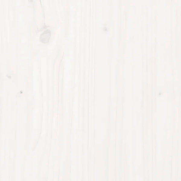 Wand Kopfteil Weiß 140x90cm Kiefer Massivholz
