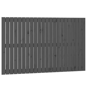 Graues Wand-Kopfteil 140 cm Kiefer Massivholz