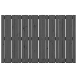 Graues Wand-Kopfteil 140 cm Kiefer Massivholz