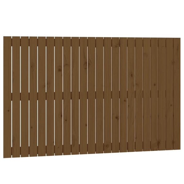 Wand Kopfteil Honigbraun 140x90cm Kiefer Massivholz