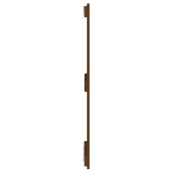 Wand Kopfteil Honigbraun 140x90cm Kiefer Massivholz