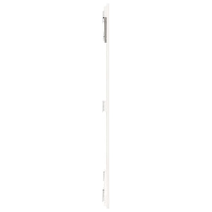 Wand Kopfteil Weiß 108x110cm Kiefer Massivholz