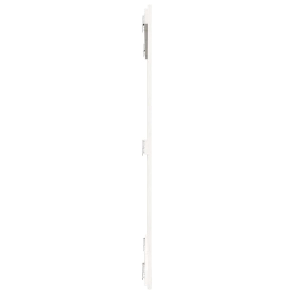 Wand Kopfteil Weiß 108x110cm Kiefer Massivholz