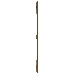 Wand Kopfteil Honigbraun Kiefer Massivholz 108cm