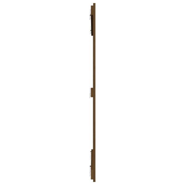 Wand Kopfteil Honigbraun Kiefer Massivholz 108cm