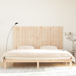 Wand Kopfteil 204 cm Kiefer Massivholz