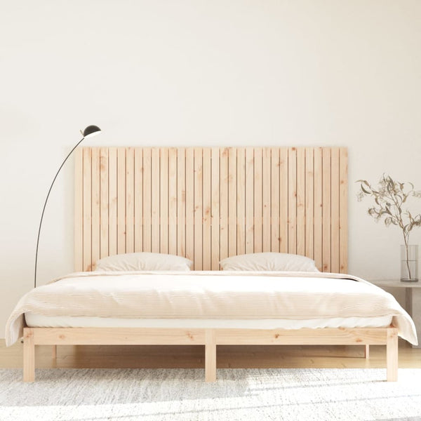 Wand Kopfteil 204 cm Kiefer Massivholz