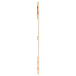 Wand Kopfteil 204 cm Kiefer Massivholz