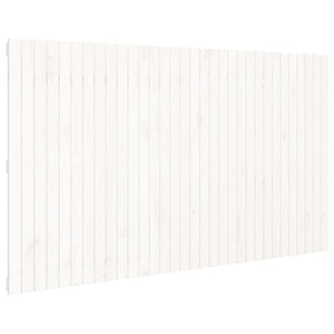 Wand Kopfteil Weiß 204x110cm Kiefer Massivholz