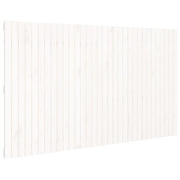 Wand Kopfteil Weiß 204x110cm Kiefer Massivholz
