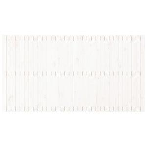 Wand Kopfteil Weiß 204x110cm Kiefer Massivholz