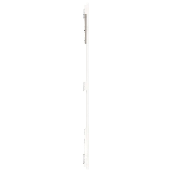 Wand Kopfteil Weiß 204x110cm Kiefer Massivholz