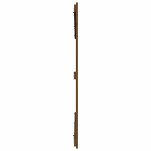 Wand Kopfteil Honigbraun 204cm Kiefer Massivholz