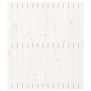 Wand Kopfteil Weiß 95,5cm Kiefer Massivholz