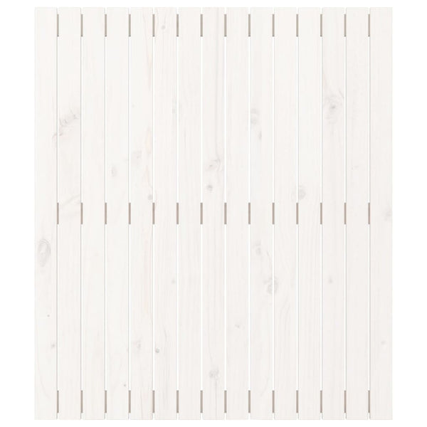Wand Kopfteil Weiß 95,5cm Kiefer Massivholz