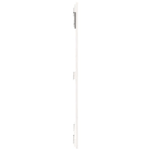 Wand Kopfteil Weiß 95,5cm Kiefer Massivholz