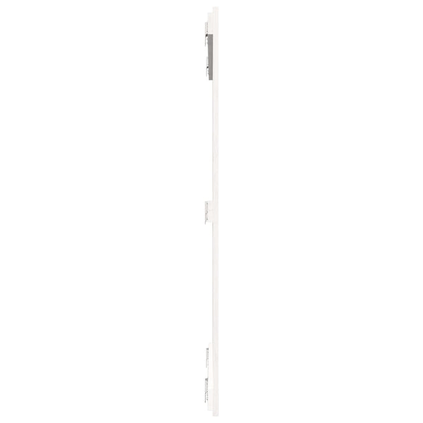 Wand Kopfteil Weiß 95,5cm Kiefer Massivholz