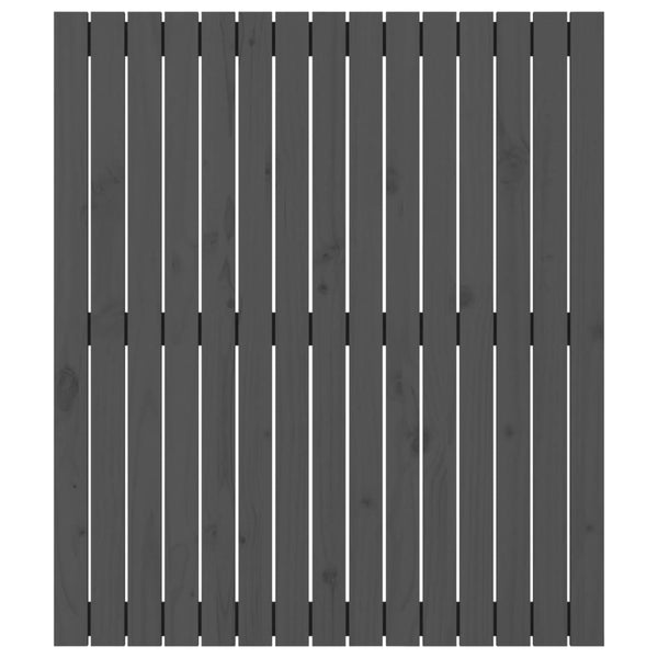 Graues Wand-Kopfteil 95,5cm Kiefer Massivholz