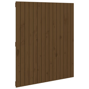 Wand Kopfteil Honigbraun 95,5cm Kiefer Massivholz