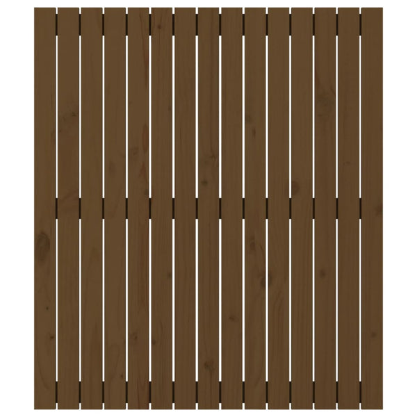 Wand Kopfteil Honigbraun 95,5cm Kiefer Massivholz