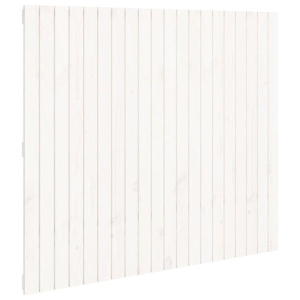Wand Kopfteil Weiß 127,5cm Kiefer Massivholz
