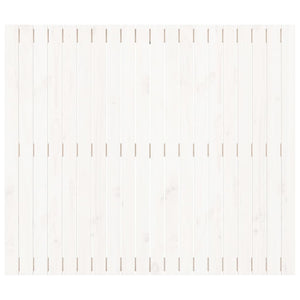 Wand Kopfteil Weiß 127,5cm Kiefer Massivholz