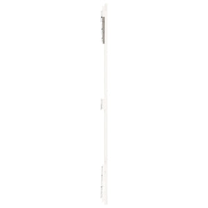 Wand Kopfteil Weiß 127,5cm Kiefer Massivholz
