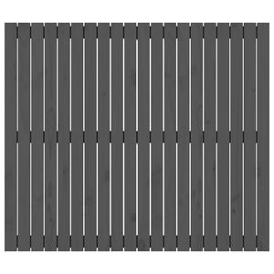 Graues Wand-Kopfteil 127,5cm Kiefer Massivholz